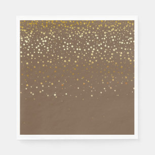 SERVIETTES JETABLES FÊTE EN PAPIER PETITES ÉTOILES
