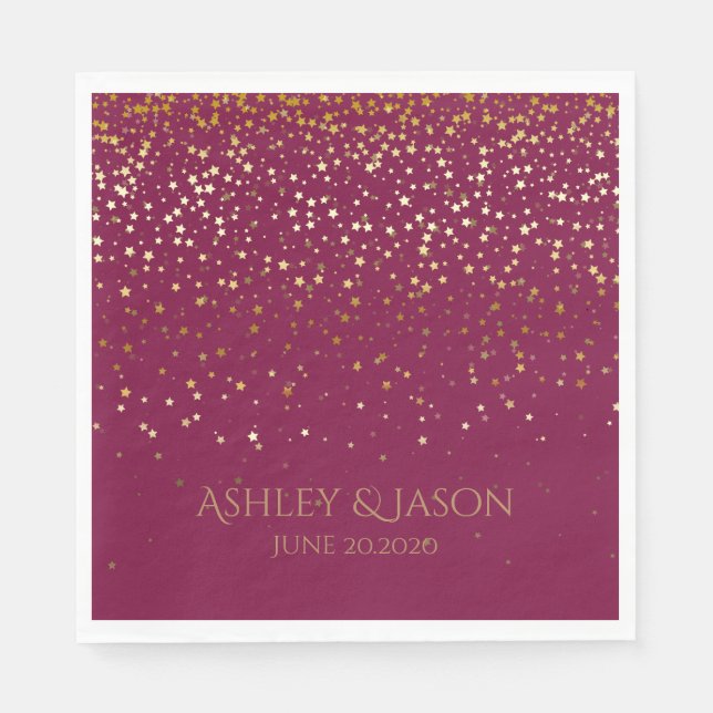 SERVIETTES JETABLES POUR FÊTE EN PAPIER PETITES ÉT (Devant)