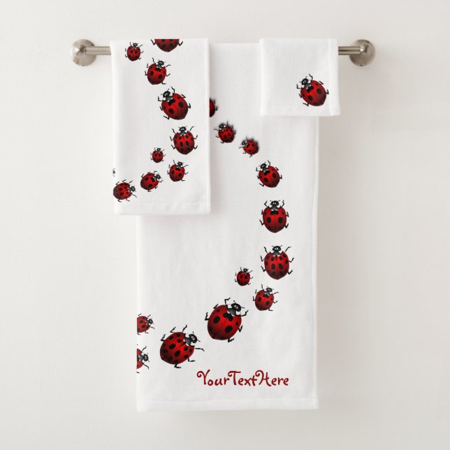 Serviettes Ladybug Set Serviettes Ladybug personna (En situation)