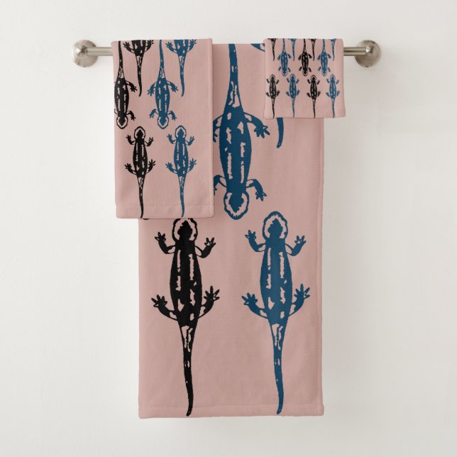 Serviettes Lizard de Salamander de Reptiles du Sud (En situation)