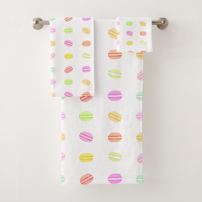 Serviettes Macaron (En situation)