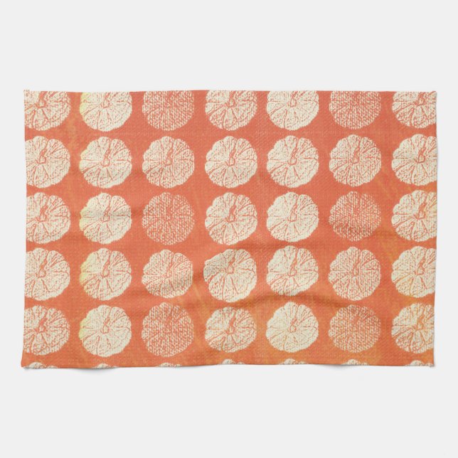 Serviettes Motif citrouille (Horizontal)