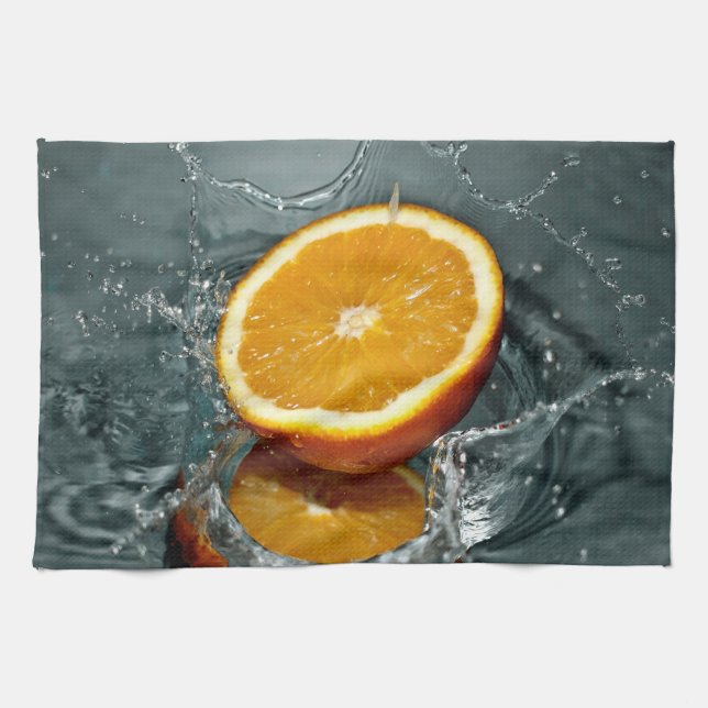 Serviettes Orange Splash (Horizontal)