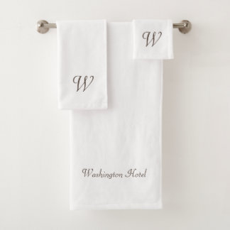 Serviettes personnalisées avec monogramme