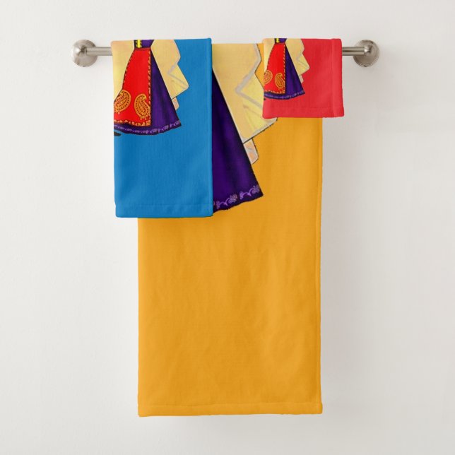 Serviettes pour couples dansants (En situation)