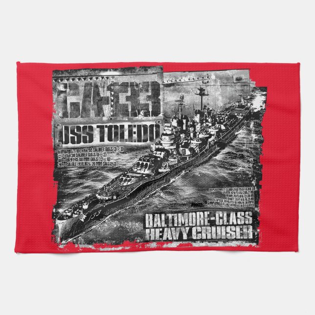 Serviettes Toledo pour croiseur lourd (Horizontal)