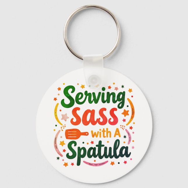 Servir du Sass avec un porte-clés Spatule (Recto)