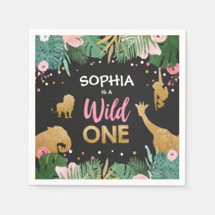 Servir une serviette en papier Wild Jungle Animaux