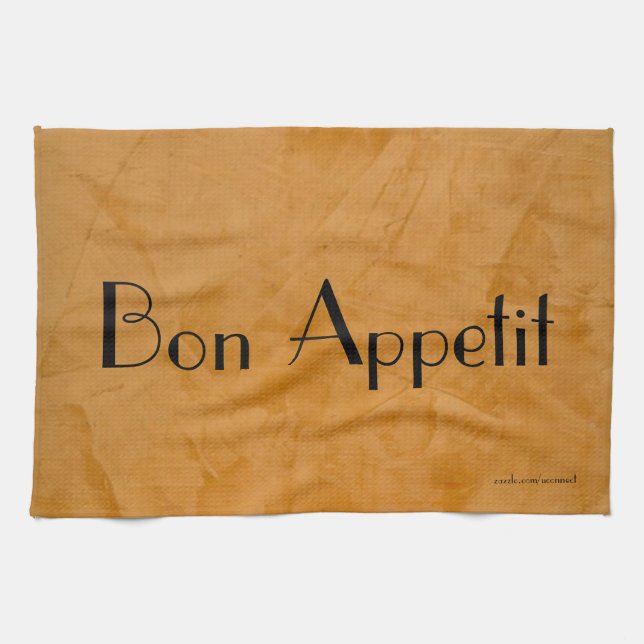 Servissez-vous 2.0 Serviette de cuisine orange tos (Horizontal)