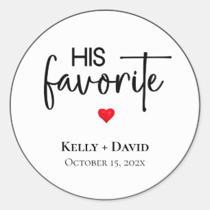 Ses Stickers préférés de mariage pour traiter les 