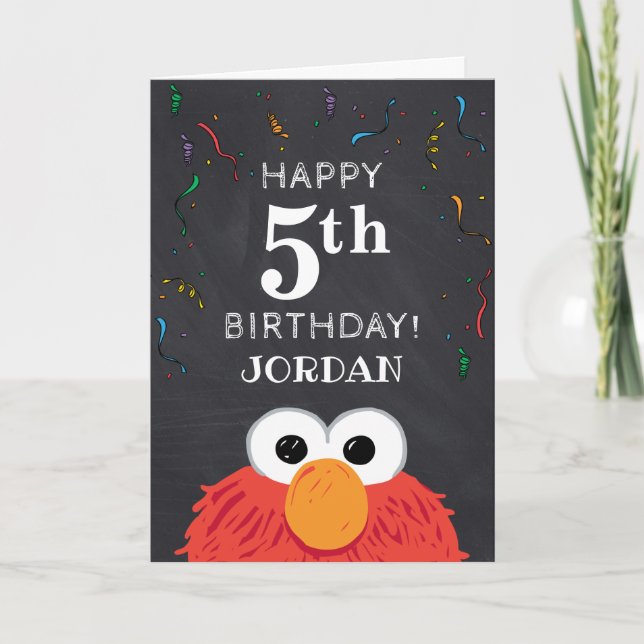 Sesame Street | Carte de tableau noir pour le 5e a (Devant)