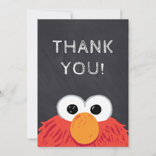 Sesame Street Elmo Chalkboard Anniversaire Merci