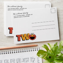 Sesame Street | Elmo - Second Birthday Envelope