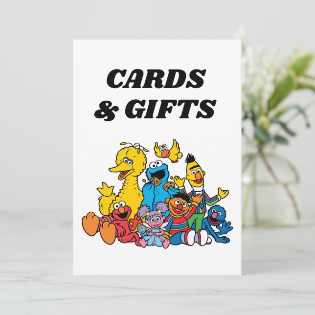 Sesame Street Pals 1er Anniversaire Cartes et Cade (Debout devant)