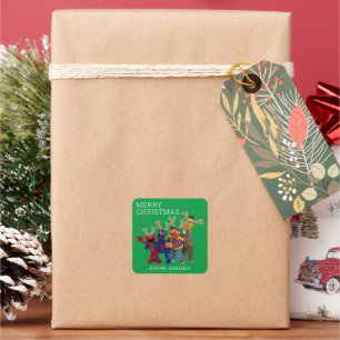 Sesame Street Pals   Joyeux Noël Étiquette de Cade