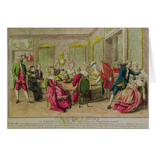 Session d'hypnotisme avec Franz Anton Mesmer 1784 (Devant horizontal)