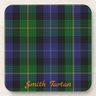 Set de 6 dessous de verre en tartan Smith pour cad