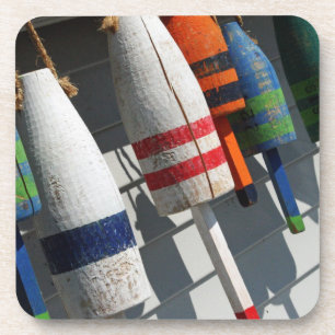 Set de dessous de verre en liège de bouée de pêche