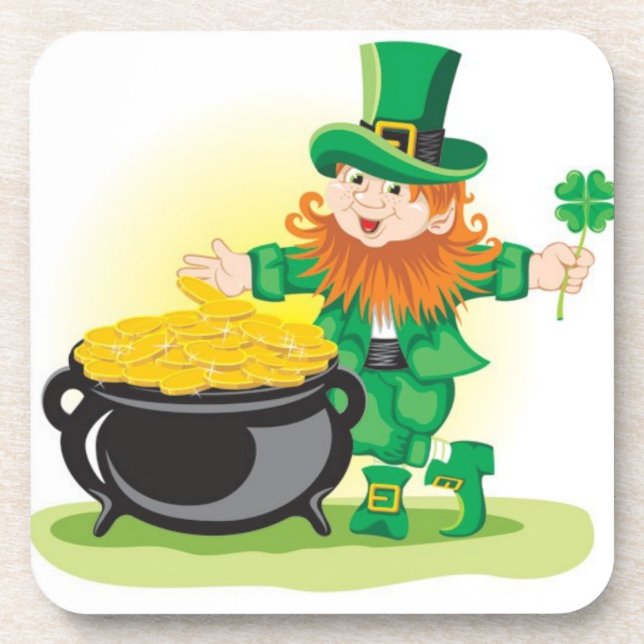 Set de dessous de verre pour la Saint-Patrick (Devant)