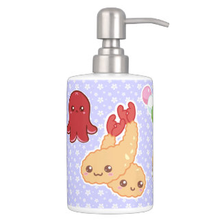 Set De Salle De Bain Ensemble mignon de Bath de sushi