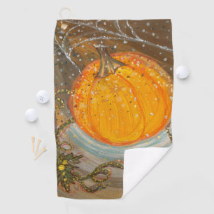 set de serviette de bain citrouille d'automne hall