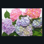 Set De Table Bouquet Hydrangea<br><div class="desc">Romantique classique de vieille mode charme Hydrangeas. Un beau bouquet de bleus verts violets et d'hydrangées roses. Photo de H Cooper</div>