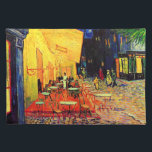 Set De Table Café Terrasse Place du Forum Van Gogh Art<br><div class="desc">Le Café Terrasse Place du Forum, Vincent van Gogh, Arles Septembre 1888. Le tableau est actuellement au musée Kröller-Müller à Otterlo, Pays-Bas. Vincent Willem van Gogh (30 mars 1853 - 29 juillet 1890) était un artiste postimpressionniste néerlandais. Certains de ses tableaux sont aujourd'hui parmi les oeuvres d'art les plus connues,...</div>