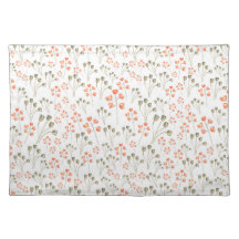 Set de table de fleurs d'automne