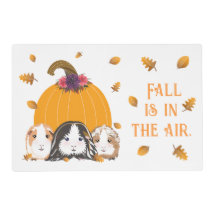 Set de table de l'automne du porc de Guinée