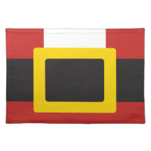 Set de table de vacances de ceinture de Père Noël