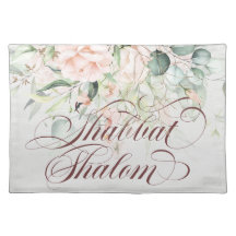 Elégant Shabbat Shalom Aquarelle Challah Couvertur