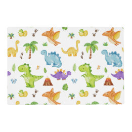 Set De Table Enfants Cute Dinosaur Motif