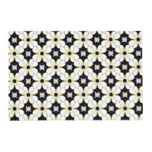 Fleurs Noires Minimalistes Pour Intérieurs Contemp