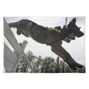 Set De Table Formation de chien policier de berger allemand