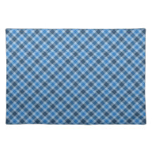 Gingham à carreaux diagonaux bleu de base/bleu béb