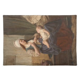 Set De Table Mère tenant son enfant (par Rudolf Jordan)
