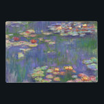 Set De Table Monet Water Lilies Chef-d'oeuvre Peinture<br><div class="desc">Monet Water Lilies - Ce tableau Monet classique a été peint par Claude Monet en 1916. Il fait partie de sa célèbre collection de nénuphars où il peint dans son jardin à Giverney,  France. Un tableau de chef-d'oeuvre.</div>