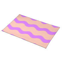 Motif des vagues rose et violet