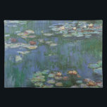 Set De Table Nénuphars de Claude Monet, Fleurs Vintages<br><div class="desc">Nénuphar (1916) par Claude Monet. Water Lilies est un impressionisme vintage de peinture florale d'art. Jardin fleuri de la saison de printemps de Monet à Giverny, France. Ce paysage est l'une des nombreuses variations de peintures de nénuphars que Monet peint par son étang. À propos de l'artiste : Claude Monet...</div>