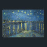 Set De Table Nuit étoilée sur le Rhône Vincent Van Gogh<br><div class="desc">Nuit étoilée au-dessus du Rhône Peinture de Vincent Van Gogh</div>