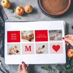 Set De Table Photo Rouge et rose Meilleure mère Ever Venin<br><div class="desc">Photo Collage moderne Red & Pink Best Mom Ever Gift Meilleur cadeau personnalisé pour la journée des mères,  la journée de la femme ou l'anniversaire de maman. Surprenez Maman avec un cadeau qui est aussi Extraordinaire qu’elle.</div>