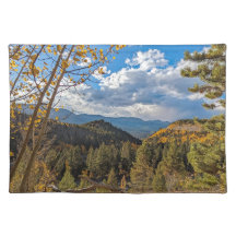 Tapis de table en tissu Montagnes en automne