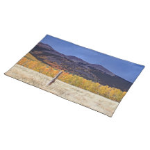 Tapis de table en tissu Scène de montagne d'automn