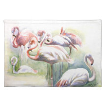 Tapis de table Fête du Flamant Rose