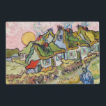 Set De Table Vincent van Gogh - Maisons et figure<br><div class="desc">Maisons et la figure / Cottages chaulés dans le soleil Reminiscence du Nord - Vincent van Gogh,  1890</div>