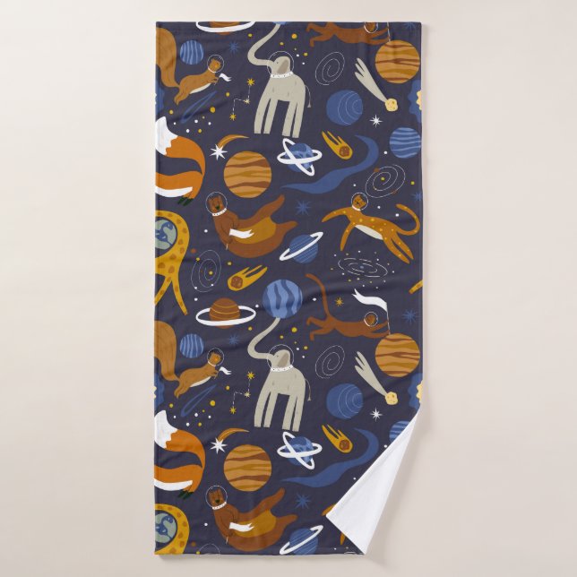 Set de toallas Animals Outer Space (Serviette de bain)