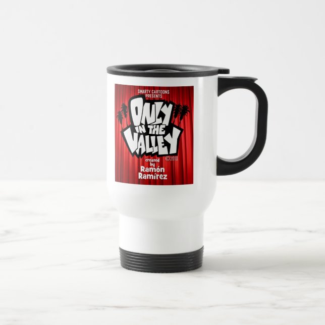 Seulement dans la tasse rouge de logo de vallée (Droite)