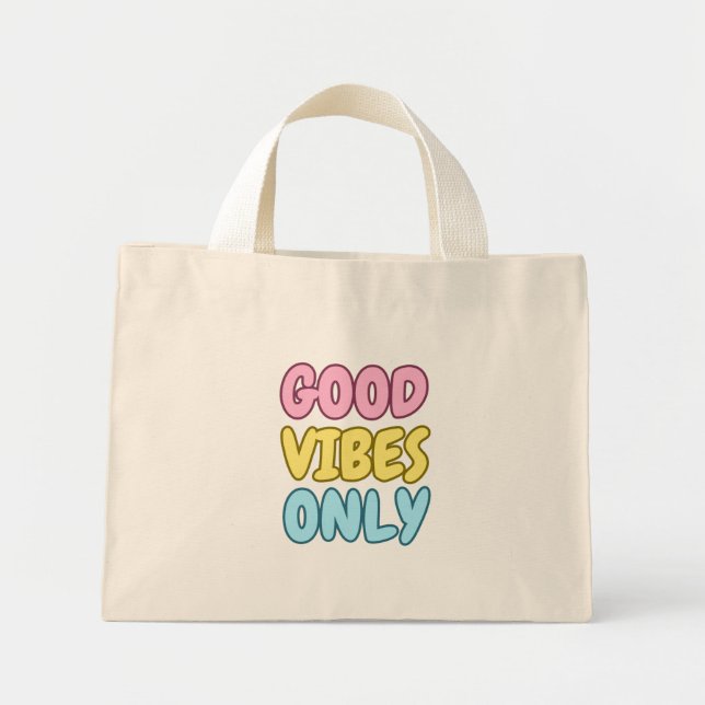 Seulement de bonnes vibrations Mini sac cabas (Devant)