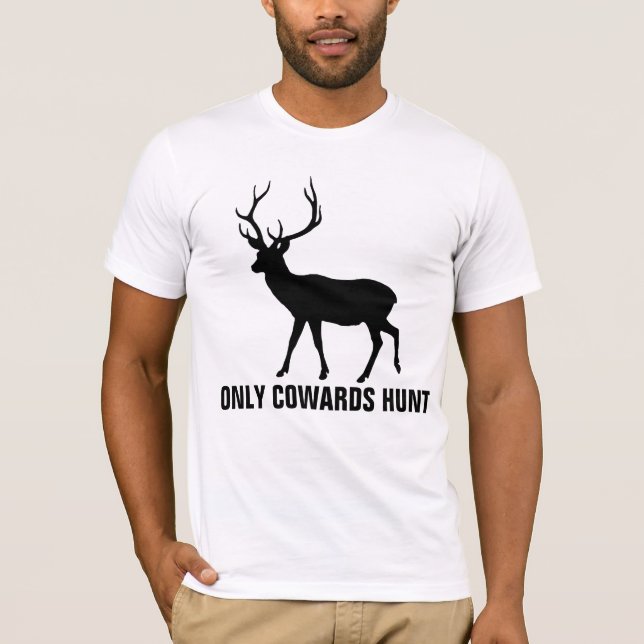 SEULEMENT DES T-shirts DE CHASSE COWARDS (Devant)