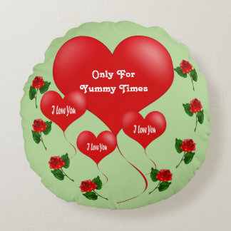 Seulement pour Yummy times - coussin rond de Valen